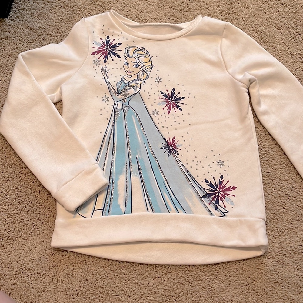 Disney frozen Elsa little girls sweatshirt